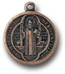 St Benedict Medal Copper