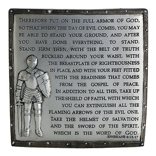 Armor of God Table Plaque 60098