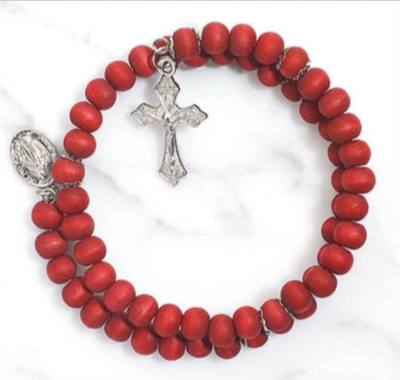 Rose Scented Rosary Bracelet