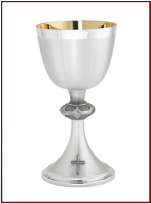 A-186s Chalice Paten Set/Sterling Silver Cup