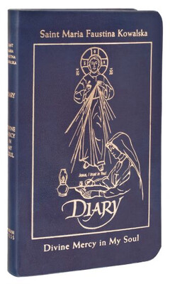 Diary of St Maria Faustina Kowalski: Divine Mercy in My Soul - Deluxe Blue Leather