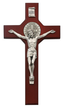 10.5 CHerry St Benedict Crucifix