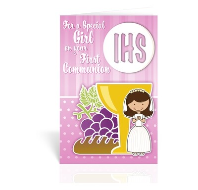 For a Special Girl First Communion Card FC-9205