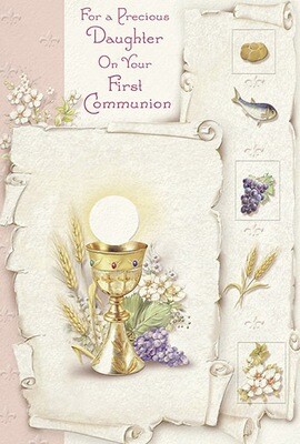 Precious Daughter First Communion 89032