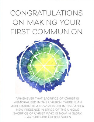 First Communion Card CC0009