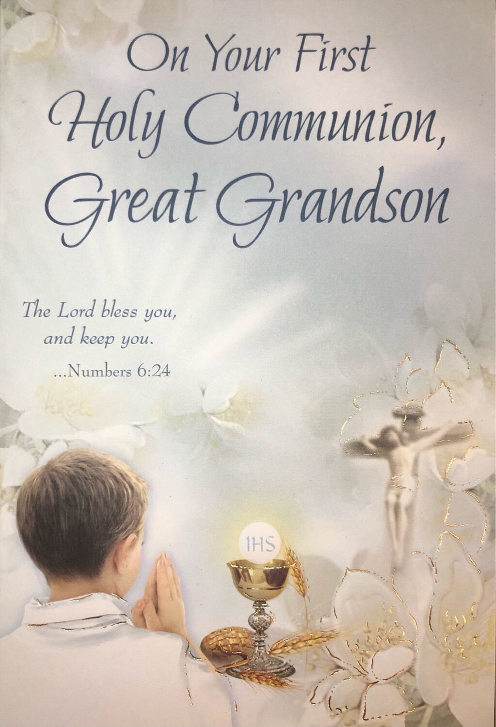 On Your First Holy Communion Great Grandson 68293