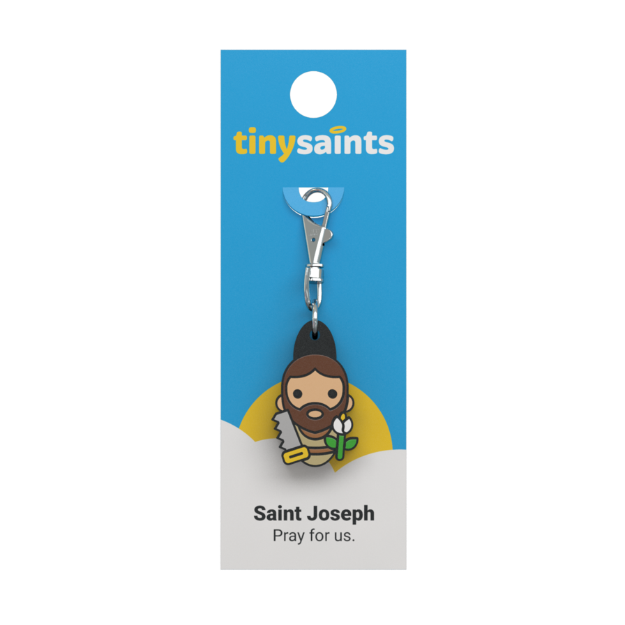 St Joseph Tiny Saints Key Chain