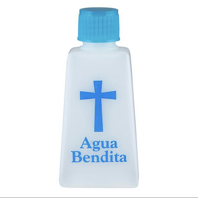 Agua Bendita Tapered Holy Water Bottle Spanish