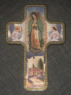Home Blessing Cross Our Lady of Guadalupe 7”
