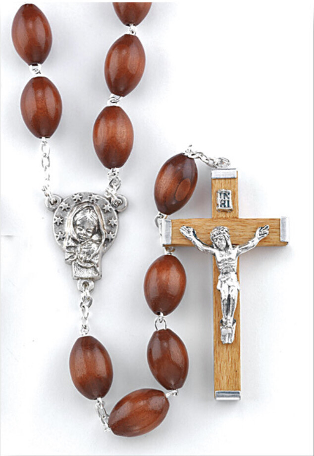 Large Family Rosary brown