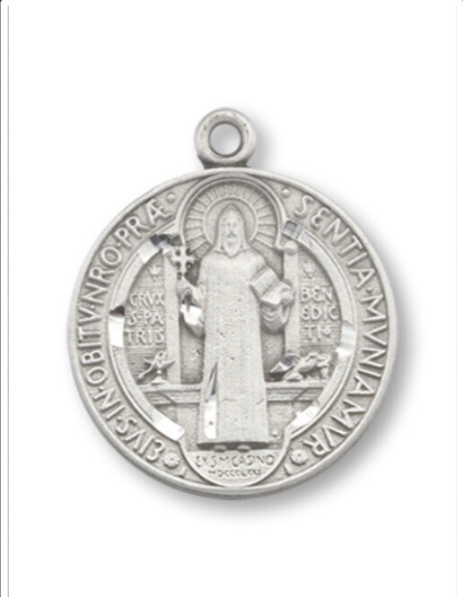Pewter St Benedict Medal