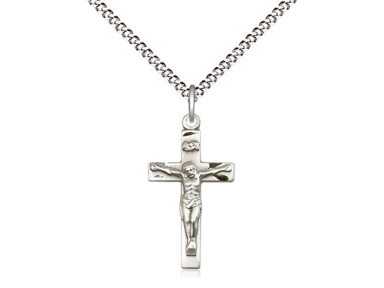 Sterling Silver Crucifix Sm 0001gf/18g