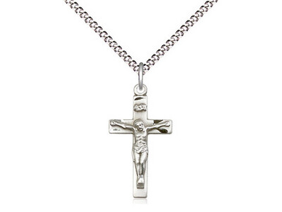 Sterling Silver Crucifix Sm 0001gf/18g