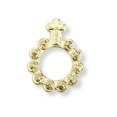 Rosary Ring Gold 
