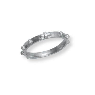 Rosary Ring Silver Large 15-069-l