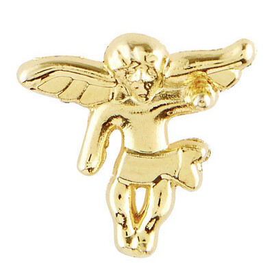 Gold Plated Angel Lapel Pin A