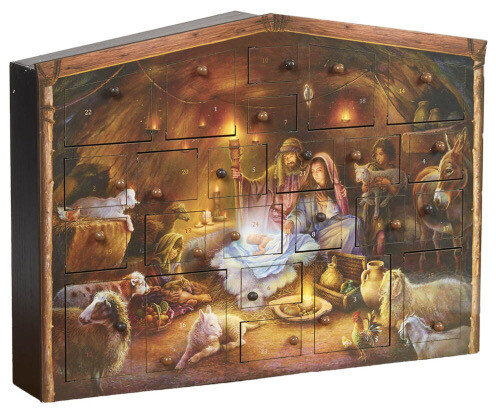 Nativity Wooden Advent Calendar