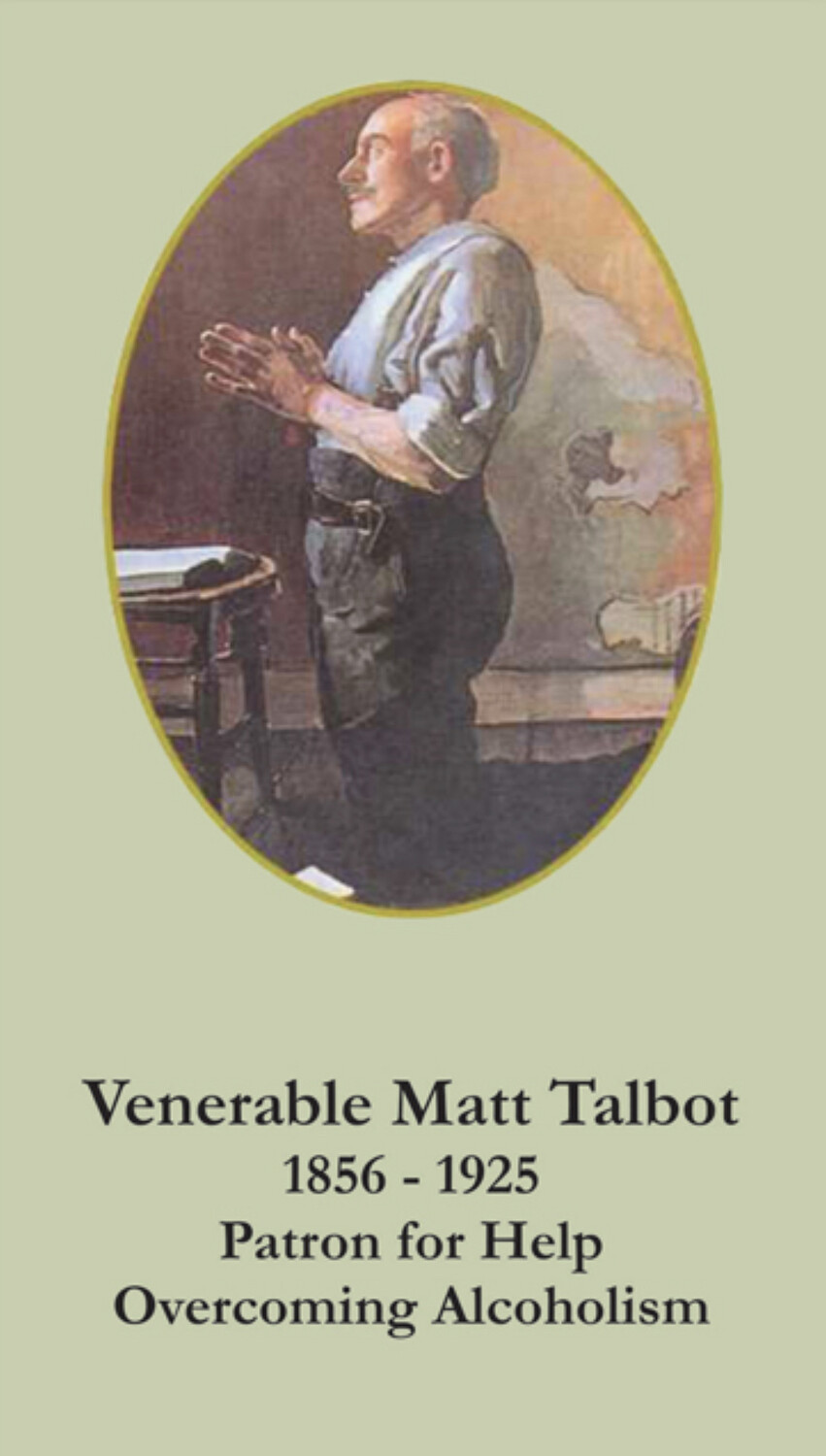 Venerable Matt Talbott prayer card 224