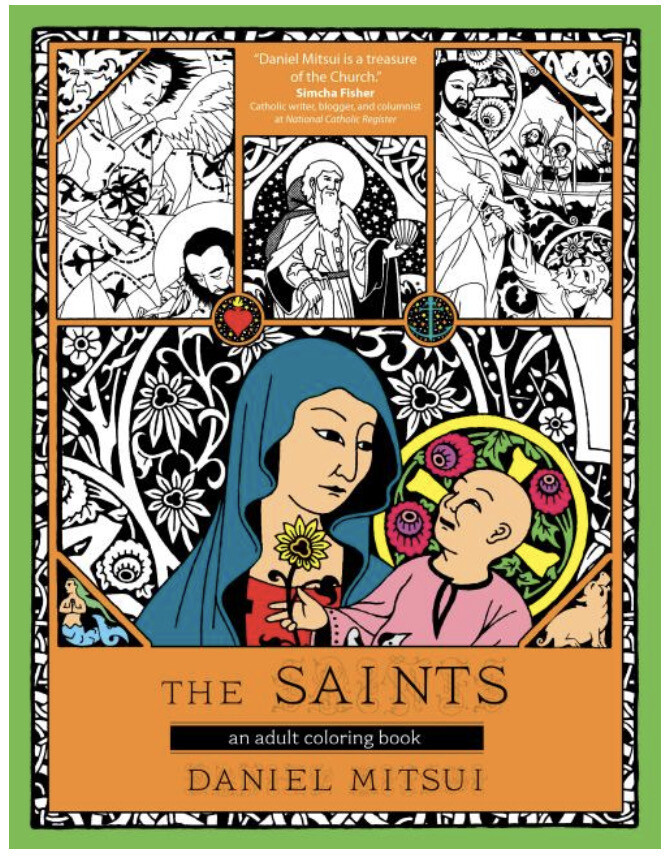 The Saints: An Adult Coloring Book by Daniel Mitsui