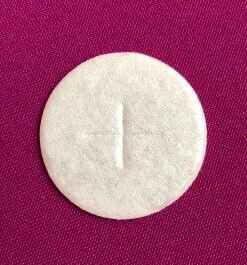 White 1 3/8″ Hosts, Sealed Edge (250 ct.)