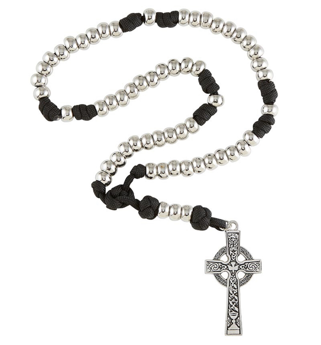 Metal Paracord Celtic Rosary