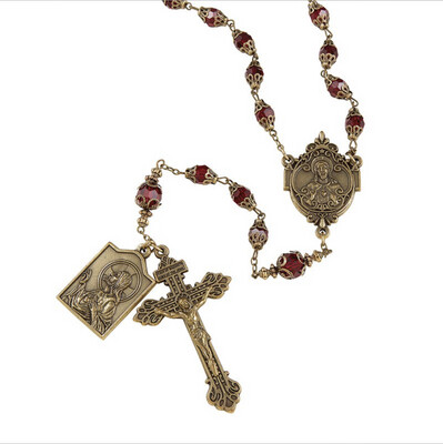 Sacred Heart Vintage Rosary