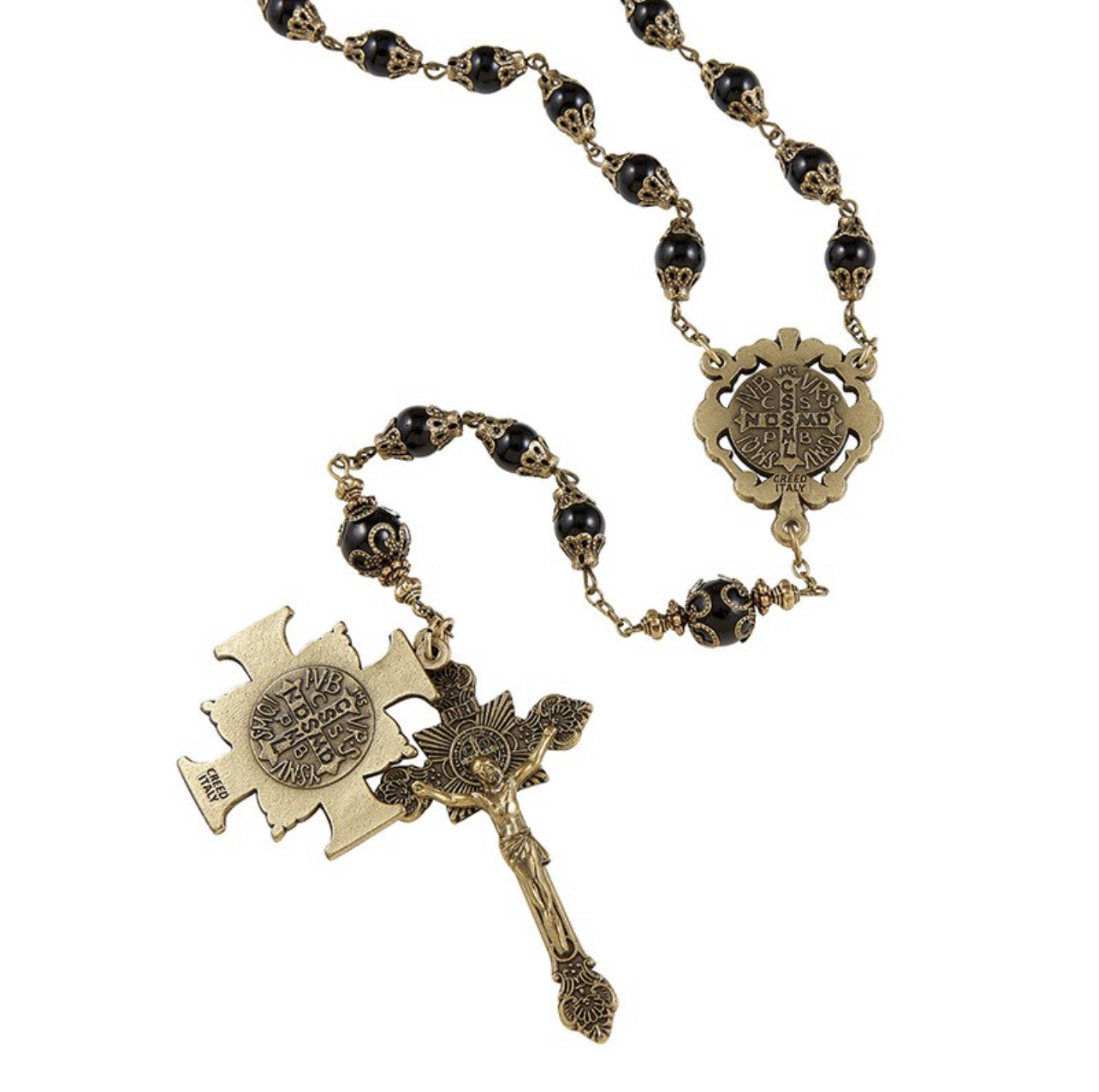 St Benedict Vintage Rosary