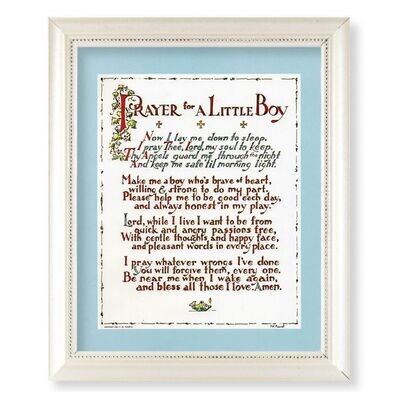 Prayer for a Little Boy 8x10 Cream Frame 123-392