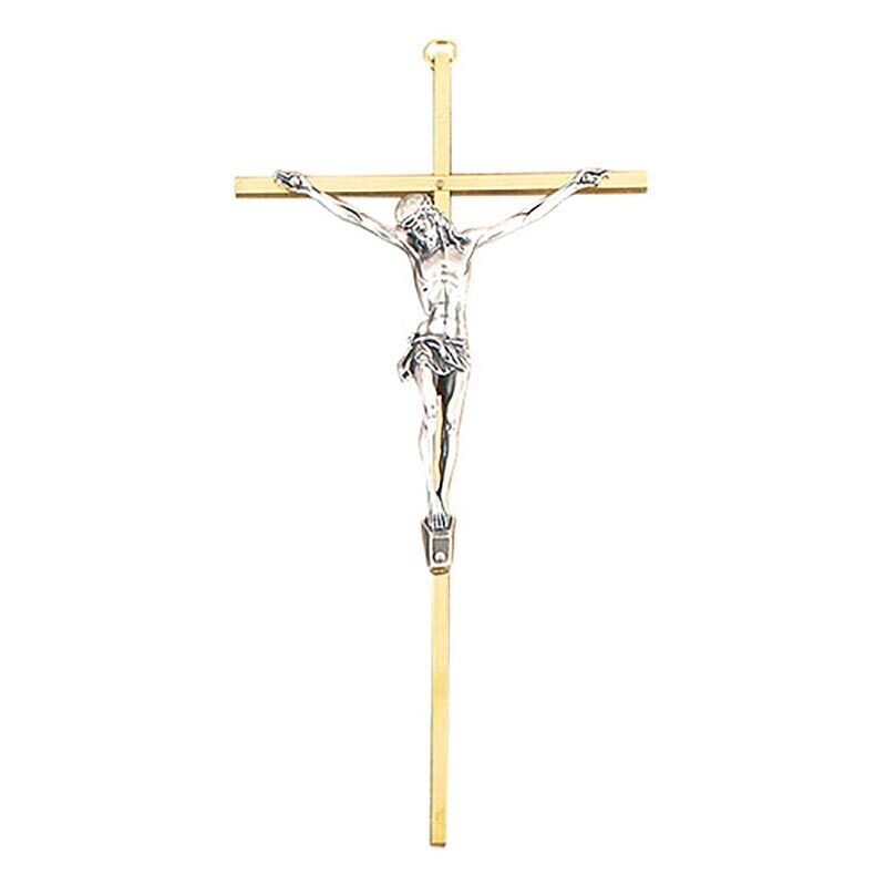 10” Crucifix with Antique Pewter Corpus