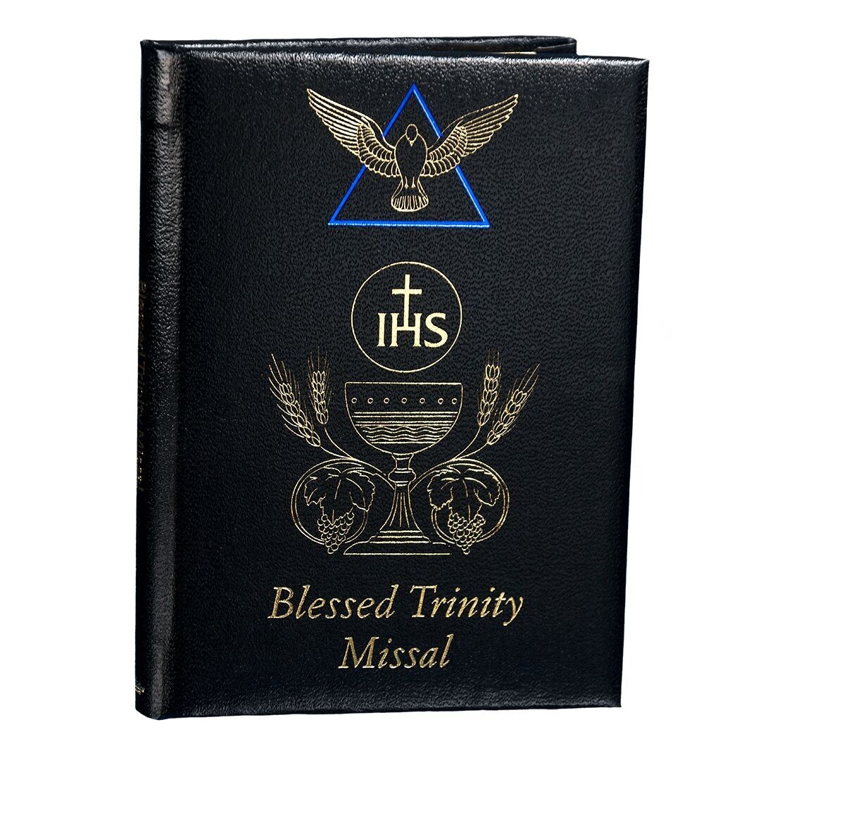 Blessed Trinity Missal with New Mass and Black and Blue Gold Foil