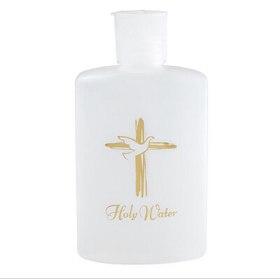Holy Water Large Plastic 4oz 