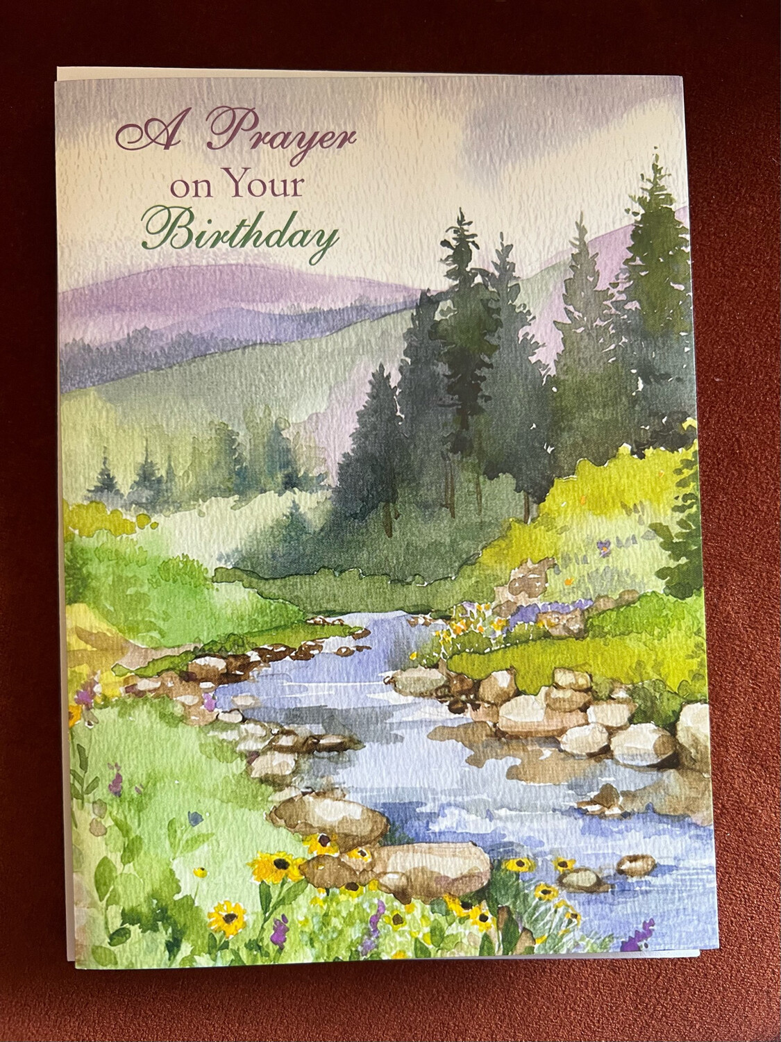 A Prayer on Your Birthday Card MA-550