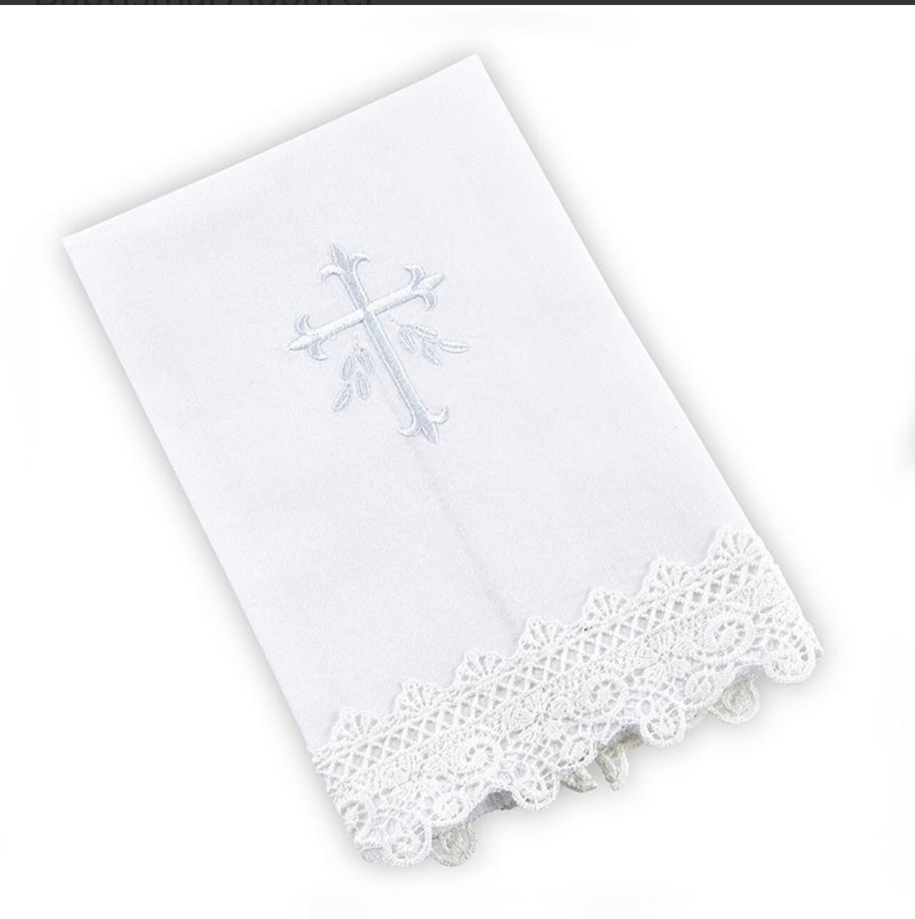 Baptismal Towel Fleur De Lis