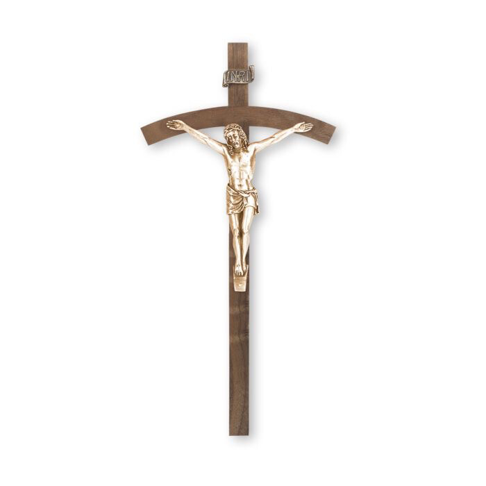 Papal Crucifix gold corpus 45m-10W3