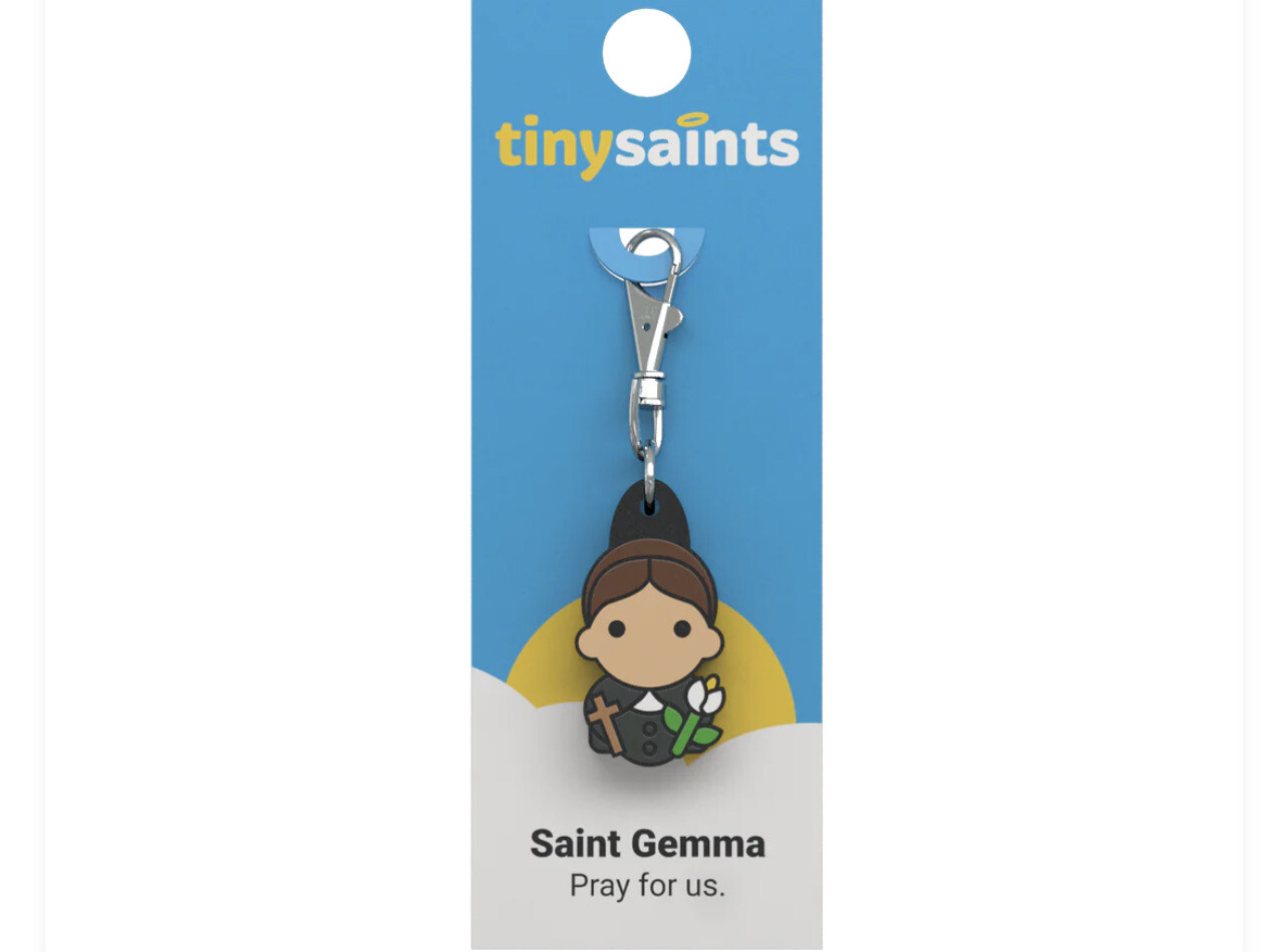 St Gemma Tiny Saints Key Chain