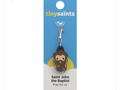 St John the Baptist Tiny Saints Key Chain