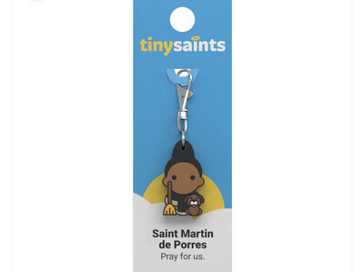 St Martin de Porres Tiny Saints Key Chain