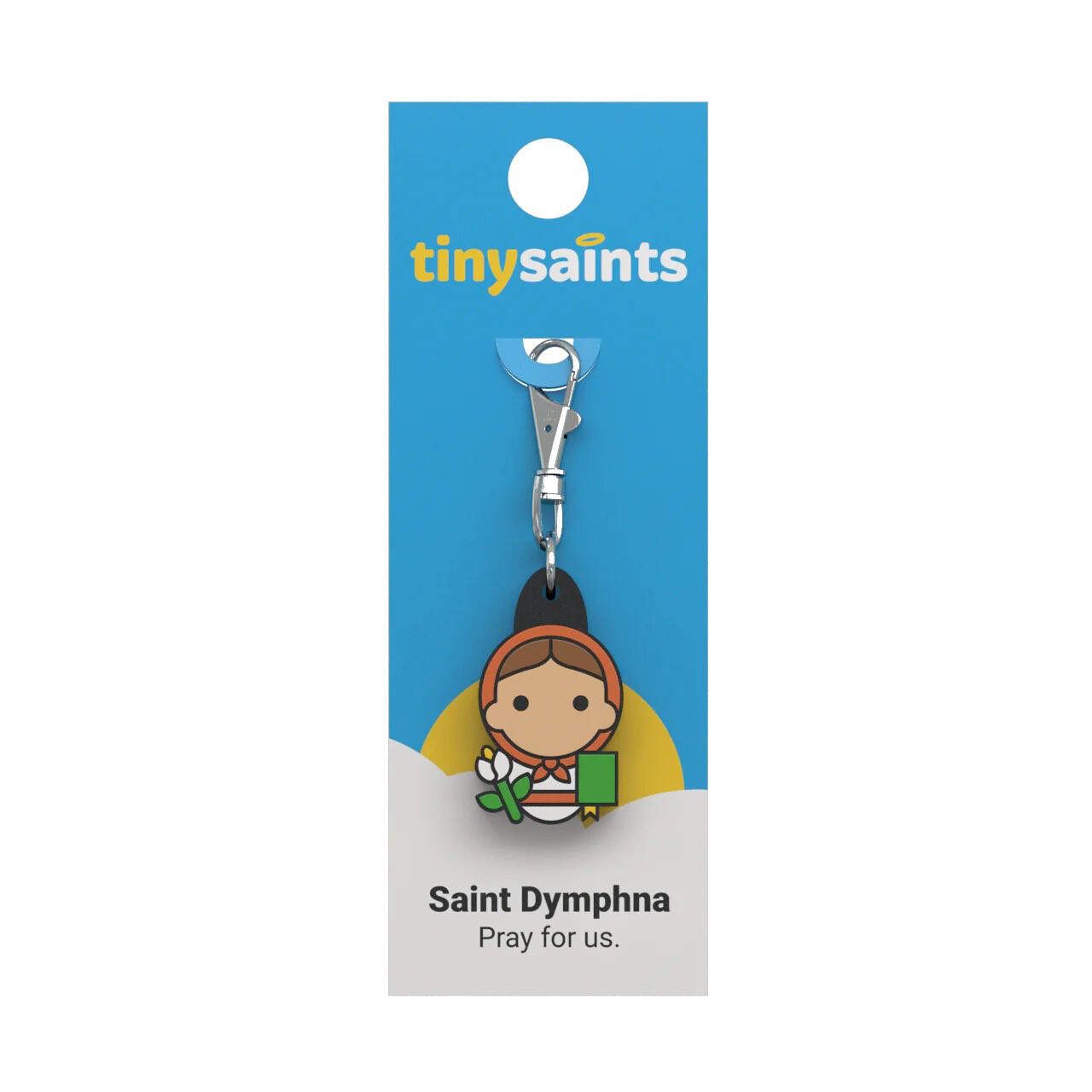 St Dymphna Tiny Saints Key Chain