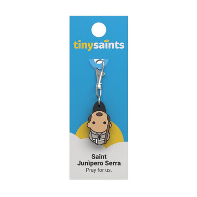 St Junipero Serra Tiny Saints Key Chain