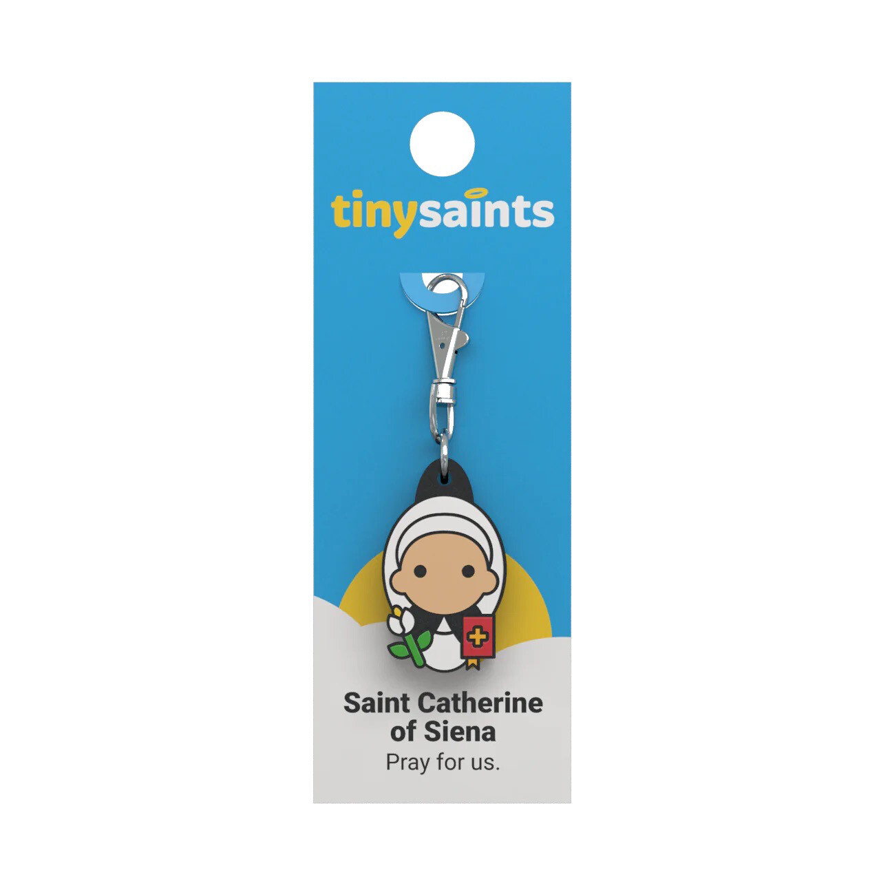 St Catherine of Siena Tiny Saints Key Chain