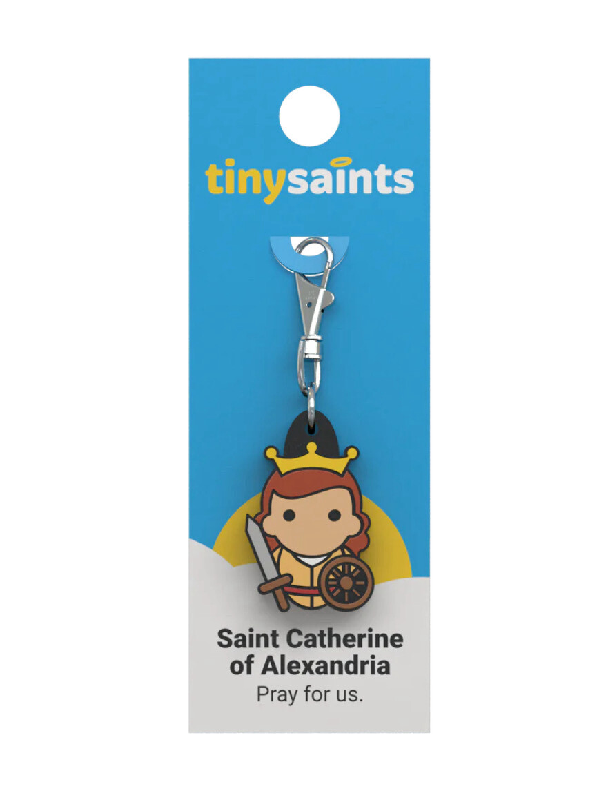 St Catherine of Alexandria Tiny Saints Key Chain