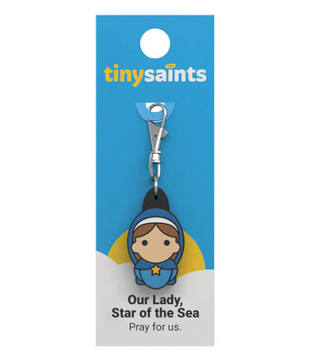 Our Lady Star of the Sea Tiny Saints Key Chain