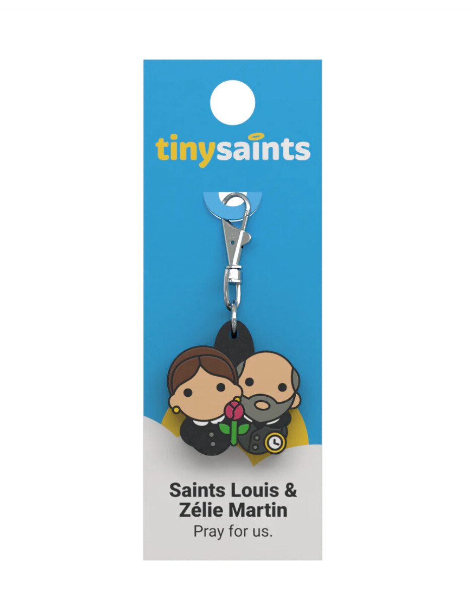 St Louis and Zelie Martin Tiny Saints Key Chain