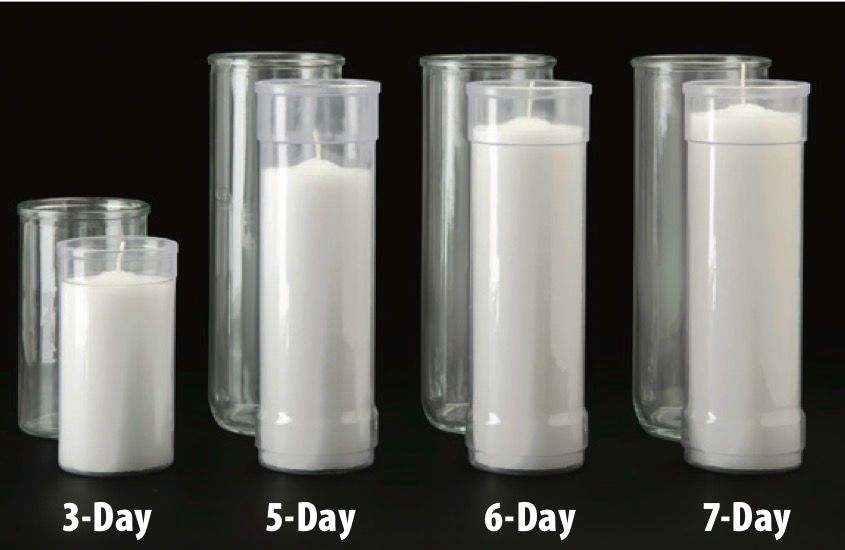 7 Day Sanctuary Light Insert Candles Cathedral 24/Case 7 Day Sanctuary Light Insert Candles Cathedral 24/Case