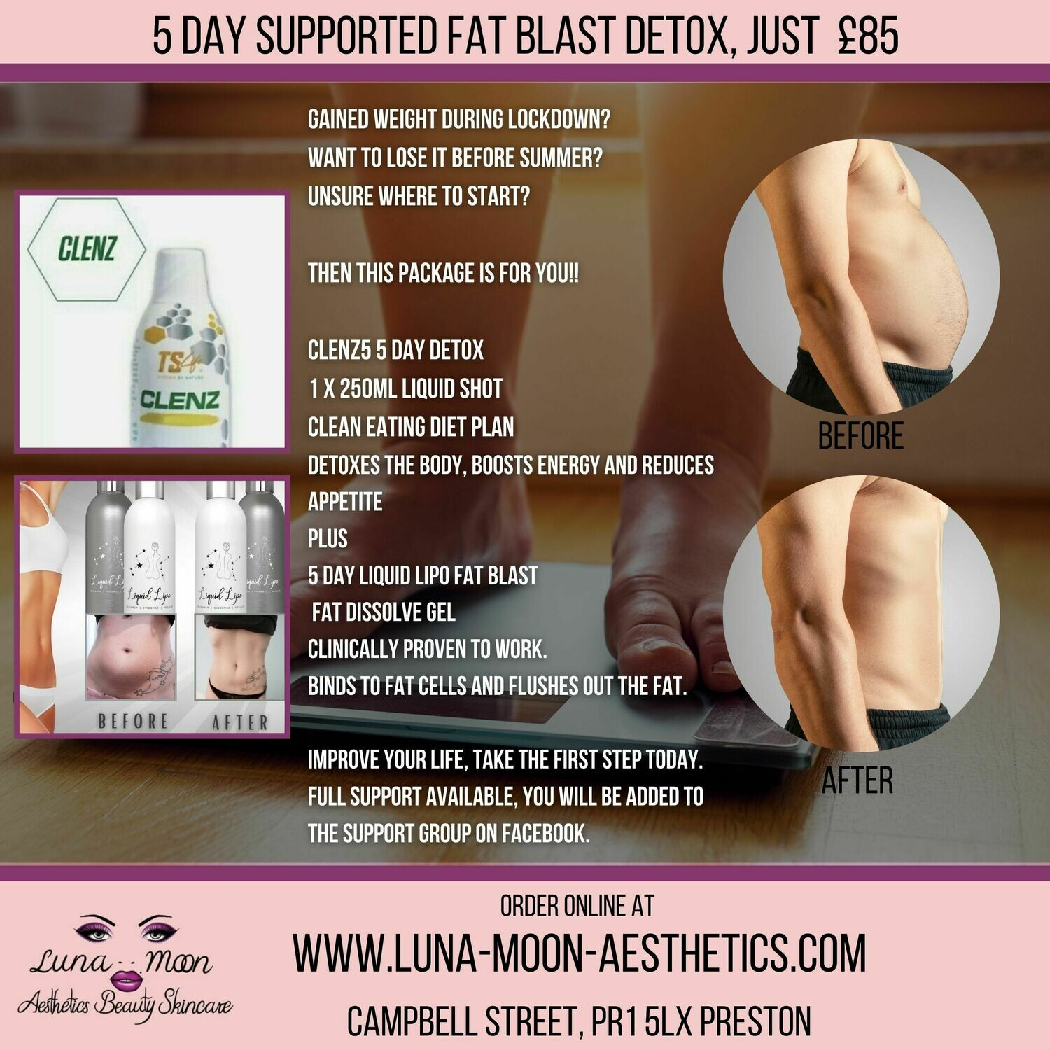 Liquid Lipo Fat Blast and Detox 5 day program