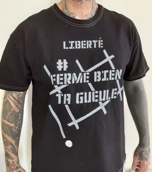 108 FLOWERS STREET ⚘ TEE SHIRT LIBERTY FERME BIEN TA GUEULE - HOMME