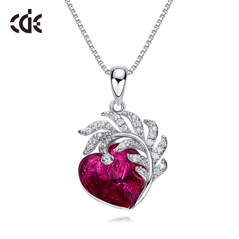 Valentine Special Crystal Edition Premium Silver Necklace