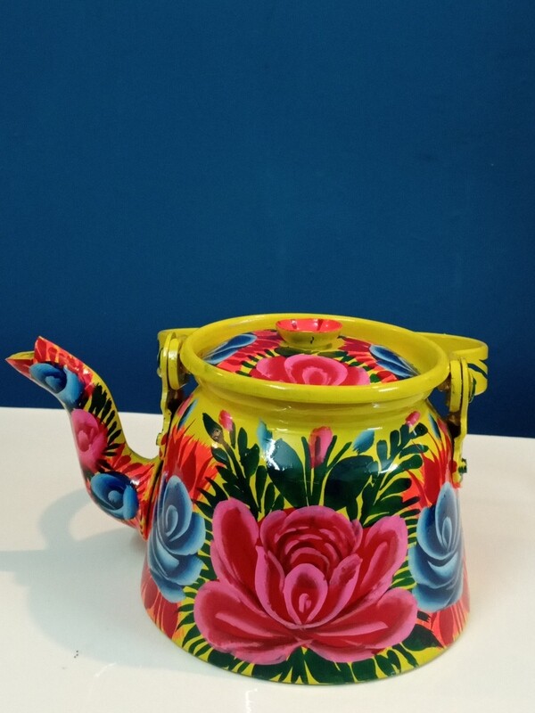 Truck Art Kettle - Yellow