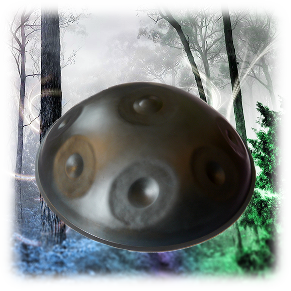 ⦿ Handpan Suisse Djillhi Nitruré | C Harmonique Mineur 10 ⦿