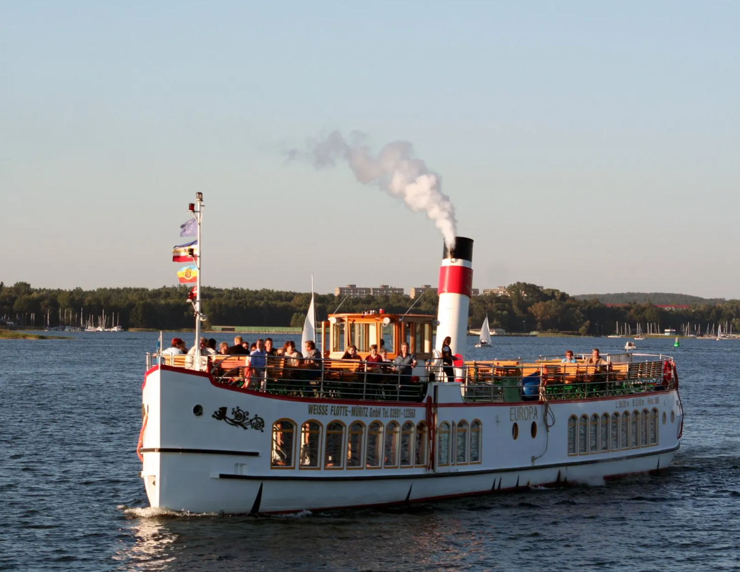 DS Europa - 3 Seenfahrt zum Kölpinsee von 11:00 bis 12:30 Uhr